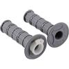 GOOFIT 7/8 22mm 25mm (Compresa la Conduttura Dell'Acceleratore Bianca) CNC Premium Twist Maniglia Griglie Dell'Acceleratore Gomma Sostituzione per 50cc-250cc Dirtbike Go Karts ATV Grigio