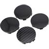 BlissfulAbode Eleganti 4 pezzi da 60 mm per mozzo ruota, realizzati in fibra di carbonio