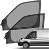 tivekeo Zanzariere per Finestra laterale Sostituzione per Ford Transit MK6/7/8//9 150/250/350/350HD 2000-2025, Set 2 Pezzi Protezione Solare per Finestrini Dell'Auto, In Rete Traspirante per Campeggio