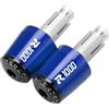 KAVSY 7/8 22mm Manopole Moto per Suzuki GSX-R 1000 750 600 K1 K2 K3 K4 K5 K6 K7 K8 K9 K11 Moto Manopole Manubrio 7/8'22mm(Blue Black)