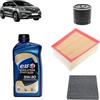 OP Kit tagliando 3 filtri + 5L olio 5W-30 Elite compatibile con Renault espace v 1.8 TCE 225 Benzina 2016-2023
