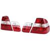 SPUFKGE fanali posteriori LED Fanale Posteriore Per BMW Serie 3 E46 2002 2003 2004 316 320 325 330 Luce Freno Paraurti Posteriore Fanali Posteriori(Inner white,Lato destro)