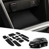 BIXUAN compatibile con Dacia Sandero III Sandero Stepway III 2021-2025 Tappetini Antiscivolo per Console Centrale Braccioli, Tappetini in Gomma, Supporto per Bevande, Lancia Cuciture per Porta