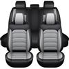 Generico Set Coprisedili Auto 5 Posti per Peugeot 2008 GT Line SUV, Pelle Sedili Anteriori Posteriori Copri Impermeabili Antiscivolo Protezione Completa Set Completo Interno