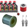 Generico Kit Tagliando con Olio 5000 10w40 Filtri E Candele Compatibile con XV535 XV 535 Virago 1986 1987 1988 1989 1990 1991 1992 1993 1994 1995 1996 1997 19981999 2000 2001 2002 2003