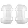 HTVTKRFGRL Sinistro E Destro Copri Specchietto Retrovisore Per Fiat Ducato Per Peugeot Boxer Per Citroen Relay 2007 2008 2009 2010 2011 2012 2013 2014 2015 2016 2017 2018 2019 2020 2021 2022(White)