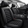 Generic Coprisedili Auto Universale Per Mercedes/AMG GLC SUV X254 X253 GLC 53 43 2015-2025, Impermeabile，PU Pelle，Traspirante, Resistente All'usura，Altamente Elastico(Black white)