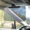Frogetu Visiera parasole polarizzata per auto 34,5 x 21,5 cm - Lente PC anti-riflesso, protezione UV e anti-abbagliamento, estensione parasole universale per auto e SUV, guida più confortevole, nero
