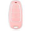 OFF WE GO Custodia Chiave Cover Chiave Guscio Chiavi per Hyundai Tucson Nexo Santa Fe TM Ioniq 5 Sonata DN8 TPU Copri Chiavi Telecomando Auto Portachiavi, Argento Rosa