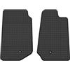 Wielganizator Tappetini in gomma anteriori compatibili con Jeep Wrangler JK III | Compatibile con: Jeep Wrangler JK III (2006-2017)