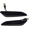 Supkancl 2Pcs Dinamico Lampeggiante Indicatore Laterale Freccia Indicatori di direzione Lampade for Alfa Romeo 156 147/Fiat Tipo/Lancia Delta 3 Ypsilon(Dynamic Smoked Black)