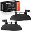 Frankberg 2x Maniglia dell'auto Maniglia Apriporta dell'auto Esterno Anteriore sinistro Destro Plastica nero satinato opaco Compatibile con Atos MX Compatto 1997-2008 Replace# 82660-02000