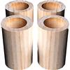 zcru004 10 cm di Altezza Supporto Mobili in legno per Mobili Aggiunge 10 cm di Altezza ai Letti Divani Armadi Supporta Rialzi di Letto Gambe per Mobili Alzata per mobili Un Insieme di 4 (4.5cm)