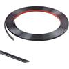 Zayejod PVC Flessibile Modanature Autoadesive Per Pareti,Striscia Decorativa Autoadesiva Peel e Stick Trim Per Piastrelle,Specchi,Soffitti,Pavimenti,Pannelli,Armadi(Nero,10mm/5M)