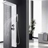 XDAILUYYDS Colonna doccia a montaggio a parete spruzzatore, pannello doccia in acciaio inox, colonna doccia idromassaggio con miscelatore e ugelli massaggianti (15 x 47 x 130 cm)