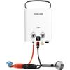 GASLAND GO Shower G5, scaldabagno a gas da esterno 5L/Min propano (37 mbar)/butano (28-30 mbar), scaldabagno a gas per esterni, scaldabagno a GPL, doccia calda da campeggio