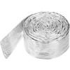 QUARKZMAN Guaina Termica in Alluminio 1 1/4 ID x 10.5Ft Guaina Termica in Alluminio Metallizzato in Fibre di Vetro per Cavi di Alimentazione Cavi Cablaggio Elettrico