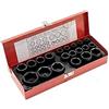 MMD SET CHIAVI A BUSSOLA AD IMPATTO DA 1/2 40 mm PROFILO INTERNO ESAGONALE 20 PEZZI