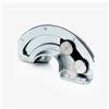 Yinxi 1pc HL119 Cerniera scorrevole nascosta Cerniera da 90 gradi con cerniere per porta nascoste integrate Southco R6-20-11/23 (Color : Iron white zinc)