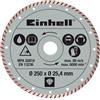 Einhell 4301177 Disco Diamantato Turbo, 250 X 25, 4 mm 1 Pezzo