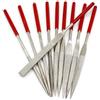 Generic Set di 10 lime ad ago diamantate da 140 mm, mini lime diamantate con varie forme per metallo, vetro, pietra, legno, intaglio di gioielli