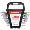 GEDORE Red Chiave a Due Bocche, Set di 12 Pezzi, 6-32 mm, in Metrica, Corta, Chiave a Cricchetto, R05125012