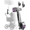JICACLICK Supporto per ombrellone Per Passegino | Universale per carrozzina, sedia a rotelle, carrello da golf, biciclette XXL