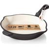 Römertopf Padella in Ghisa Smaltata 28 cm, Induzione, Antracite | Ghisa smaltata senza PFAS, Ø 28 cm, per tutti i piani cottura e induzione, forno fino a 250 °C