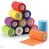 Foydream Benda Elastica Autoadesiva, 12 Rotoli x 10cm x 4,5m, Materiale per Benda Auto-adesiva per Polso, Caviglia, Animali, Benda Fissativa Auto adesiva