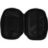 KJHBV Custodia Porta Misuratore di Glucosio Compatta e Portatile Nero per Kit di Test Diabetico Design Elegante, per Zaini e Altre Borse