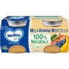 Mellin OMOGENEIZZATO MELA BANANA MIRTILLI 2X100 G - MELLIN