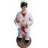 Generico Corno Portafortuna Statua Pulcinella napoletana in Resina Dipinta a Mano (Pulcinella con corno portafortuna)
