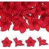 M METERXITY 30-Pack Fiori Artificiali Di Plumeria, Teste Di Fiori Finti In Seta Petali Di Plumeria Hawaiana Per DIY/Decorazioni Per Abiti/Matrimoni/Feste [Rosso, 3.9/10cm]