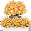 Luabue 4 Steli 36 Fiori Artificiali Narcisi 45cm Narcisi Fiori Primaverili in Finta Seta per Decorazioni per Casa Feste Ufficio Giardino Matrimoni Centrotavola