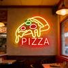 shulovehua Pizza Slice LED Insegna al Neon per Decorazione Della Parete Dimmerabile USB Powered Acrilico Wall Art Light per Pizzeria Ristorante Bar Party Food Truck