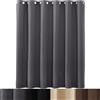 AMZYU Tenda a Panello 1 Pezzi, 100 x 220 cm Tende Soggiorno Moderne Termiche Tende per Salotto Eleganti Decorazione e Divisorio Stanze, Grigio Scuro
