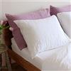 LINEN & COTTON Federa per Guanciale ALICIA in Lino Lavato (Stonewashed) - 50 x 70cm (Bianco)