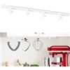 PQPO 4 confezioni di supporti per accessori del miscelatore da cucina compatibili con gli accessori del miscelatore Kitchen Aid (bianco)