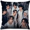 Roffatide KPOP Stray Kids Cuscino per Stay 45 * 45 cm Cuscino quadrato per divano Camera da letto Auto Regalo per fan Stile J