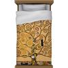 My Custom Style Coperta#Arte-Albero della Vita, Klimt#Letto Singolo 200x150 Pile Felpato
