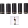 Starnearby 100 Pezzi Capsule Termorestringenti per Bottiglie, Capsule Bottiglie Vino in PVC, Cappucci Termoretraibili per Bottiglie Vino, Copri Tappi Termoretraibili Bottiglie Vino
