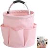 Zbozzba Organizer Pieghevole per La Pulizia con Manico, 17L,rosa