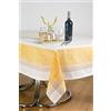 ESSE HOME - CONFESTYL - Tovaglia - Copritavolo rettangolare 150x240-12 persone - Misto Cotone (Giallo)