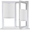 CUIMEI Tenda Plissettata su Misura, 40 x 220 cm protezione da sole e sguardi indiscreti, Tende Plissé Easyfix Montaggio Senza Fori, per Finestra Porte Senza Fori, Bianco