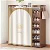 LXRHLIKG Tenda Sottolavello Cucina, Tende per Armadietti Scaffali con Guide Scorrevoli Autoadesive, Misto Cotone e Lino, per Armadi da Cucina, Lavanderia e Scaffali(Yellow,60x80cm/23.6x31.5in)