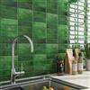 FunStick Piastrelle Vinile Adesive Cucina Rivestimento Pannello Paraschizzi Cucina Adesivo Verde Vintage Lavabile Piastrelle Adesive Muro Bagno 3D Mattonelle Autoadesive Verde Scuro 30CMx30CM 5 Pezzi