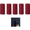 Starnearby 100 Pezzi Capsule Termorestringenti per Bottiglie, Capsule Bottiglie Vino in PVC, Cappucci Termoretraibili per Bottiglie Vino, Copri Tappi Termoretraibili Bottiglie Vino