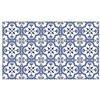 Ulticool - Adesivi Decorativi per Piastrelle - Mandala Blu e Bianco per Fondo Muro - 15 x 15 cm - 15 Pezzi Adesivi - Fondo Muro per Bagno - Cucina - Adesivi per Piastrelle