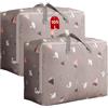 SEPSCO Borse Stoccaggio Vestiti Grande, Immagazzinamento Contenitori Armadio Sottoletto Sacco Piumone Matrimoniale Trasloco Organizer Cambio Stagione per Biancheria da letto Trapunte Cuscini Coperte