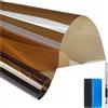 NewL Pellicola autoadesiva multicolore per vetri delle finestre, in PET al 99%, protezione UV al 99%, per auto, case, uffici, negozi (colore tè, 30 cm x 200 cm)